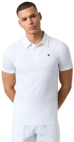 Men's Polo T-shirt Björn Borg Ace Mesh Panel - White