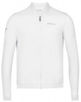 Herren Tennissweatshirt Babolat Play Jacket Men - white