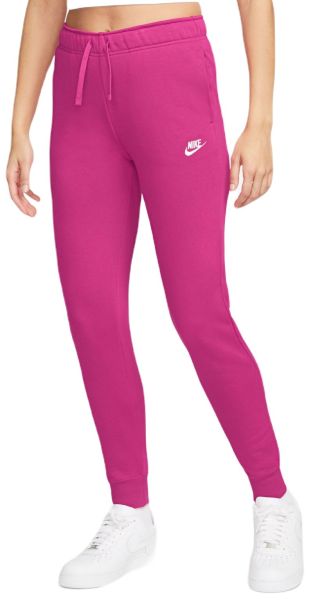 Pantalones de tenis para mujer Nike Sportswear Club Fleece Pant - fireberry/white