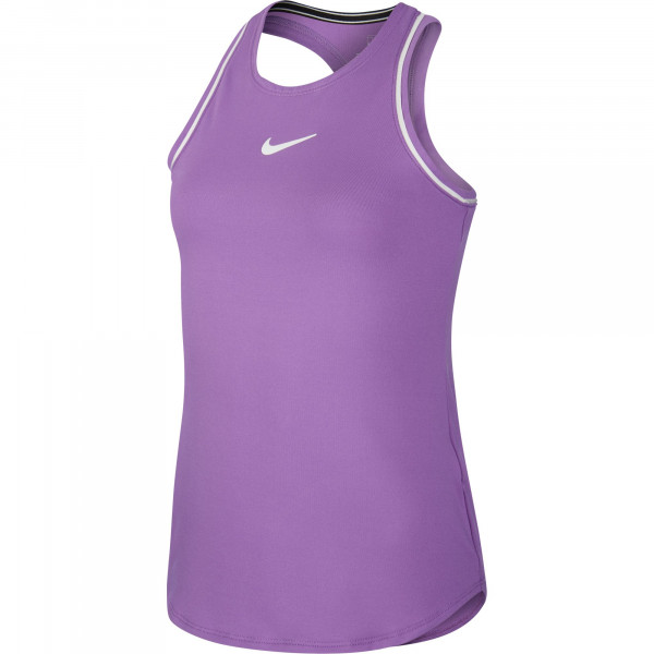  Nike Court Girls Dry Tank - purple nebula/white/white/white