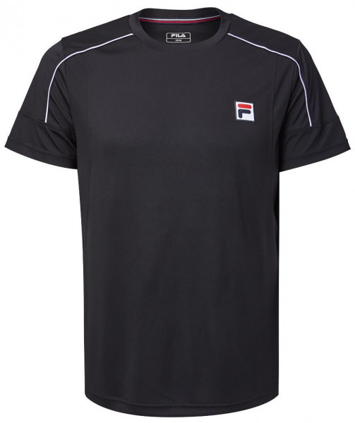 Herren Tennis-T-Shirt Fila T-Shirt Arnaud M - black