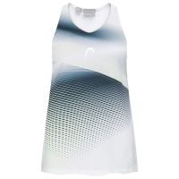 Mädchen T-Shirt Head Agility Tank Top - white/print perf