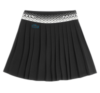 Damen Tennisrock Lacoste Tennis Pleated Skirts with Built-in Shorts - black