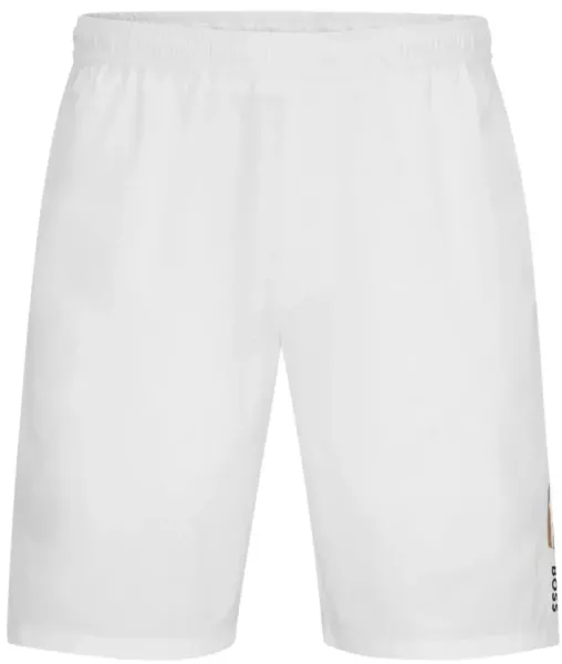 Shorts de tennis pour hommes BOSS x Matteo Berrettini Break Shorts - white
