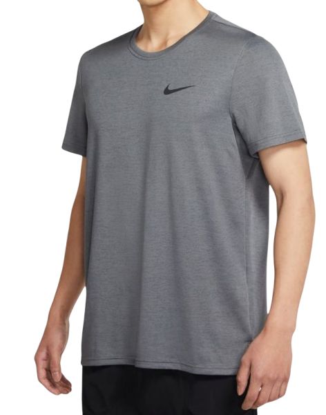 Herren Tennis-T-Shirt Nike Dri-Fit Superset Top SS M - iron grey/black