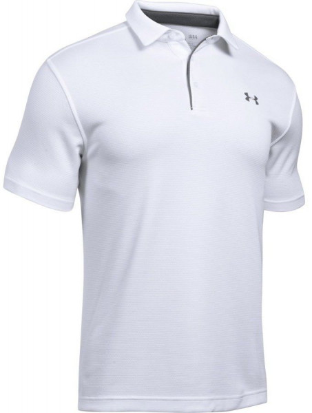 Мъжка тениска с якичка Under Armour Tech Polo - white