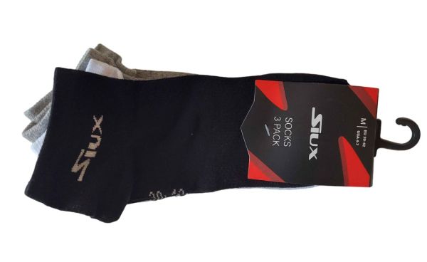 Chaussettes de tennis Siux Dhaka Ankle 3P - Multicolore