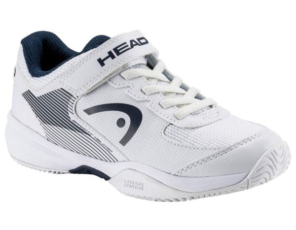 Chaussures de tennis pour juniors Head Sprint Velcro 3.0 - white/blueberry