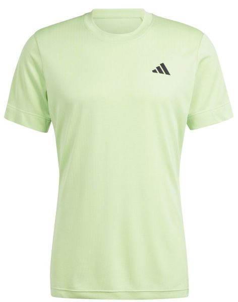 Herren Tennis-T-Shirt Adidas Tennis Freelift T-Shirt - semi green spark/green spark