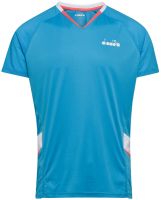 Herren Tennis-T-Shirt Diadora T-Shirt - bright cyan blue