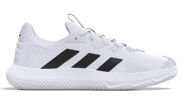 Chaussures de tennis pour hommes Adidas SoleMatch Control Clay - white/black