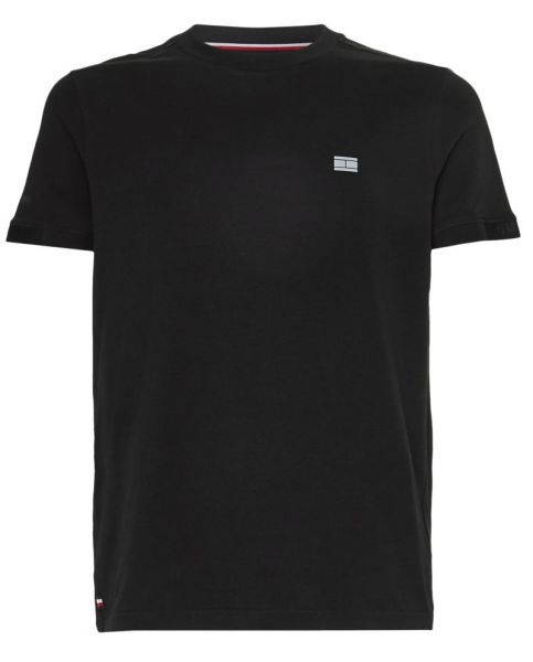 T-shirt pour hommes Tommy Hilfiger Tech Essentials Short Sleeve Tee - black