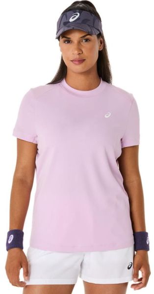 Damski t-shirt Asics Court Short Sleeve - Różowy