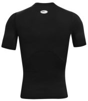 Męska odzież kompresyjna Under Armour HeatGear Short Sleeve - Czarny Męska odzież kompresyjna Under Armour HeatGear Short Sleeve - Czarny