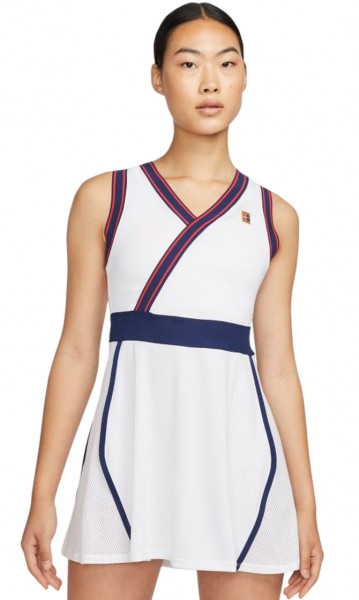 Γυναικεία Φόρεμα Nike Court Dri-Fit Slam W - white/white/binary blue