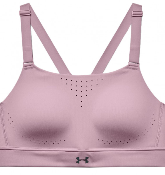 Women's bra Under Armour Women's Rush High - mauve pink