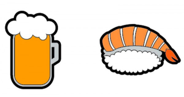Antivibrazioni Gamma Beer/Shrimp Sushi Dampener 2P