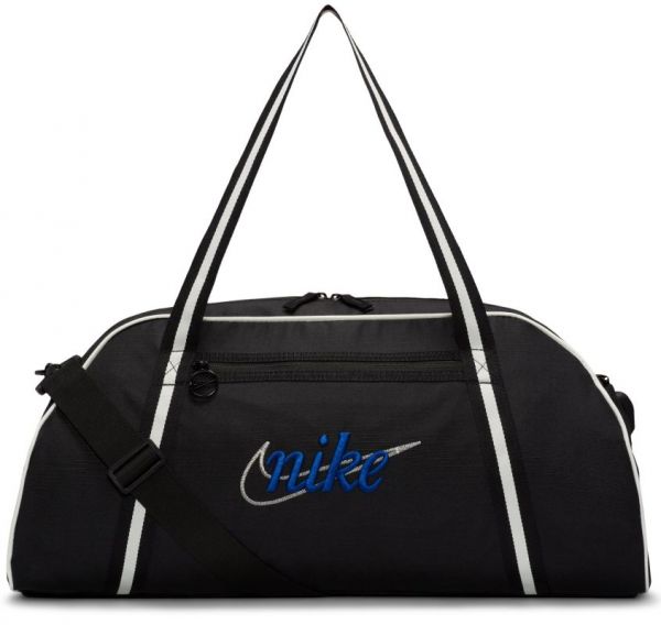Αθλητική τσάντα Nike Gym Club Retro - black/sail/hyper royal