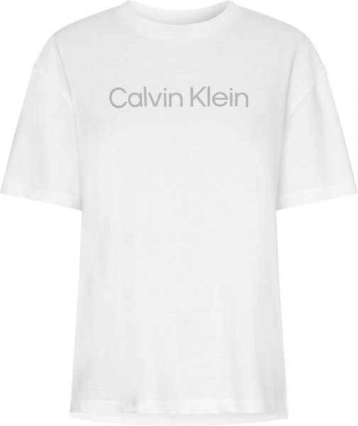 Damen T-Shirt Calvin Klein SS Boyfriend T- Shirt - Weiß