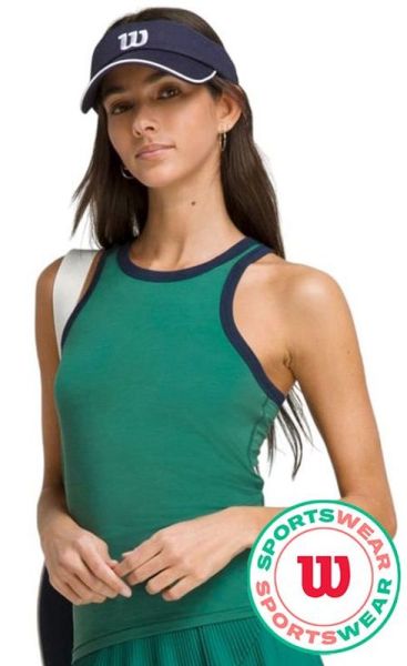 Women's top Wilson Fieldhouse Tank Lite - Green