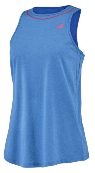 Damen Tennistop Babolat Exercise Cotton Tank Women - french blue heather