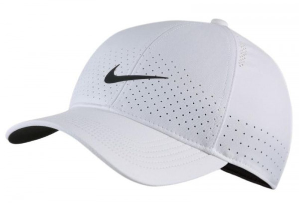 Czapka tenisowa Nike Dry Aerobill L91 Cap - white/black