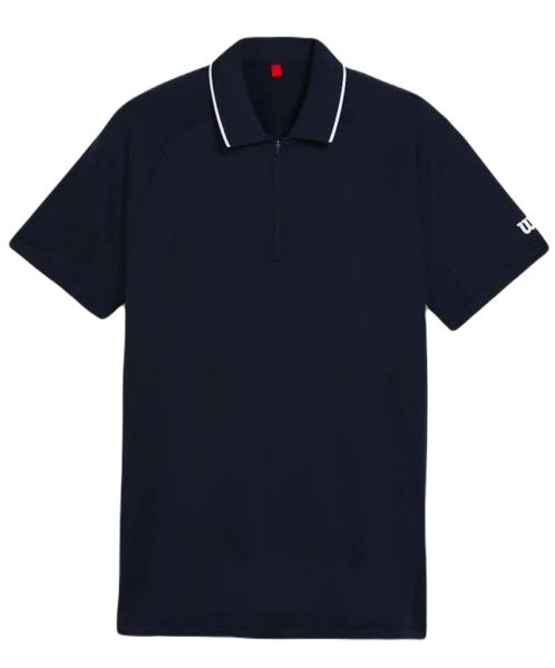 Мъжка тениска с якичка Wilson Team Seamless Polo 2.0 - classic navy