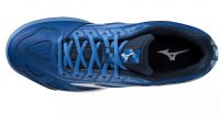 Vīriešiem tenisa apavi Mizuno Breakshot 3 AC - true blue/white/jasper blue Vīriešiem tenisa apavi Mizuno Breakshot 3 AC - true blue/white/jasper blue