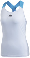 Damen Tennistop Adidas Y-Tank Primeblue Tank Top Women - easy blue