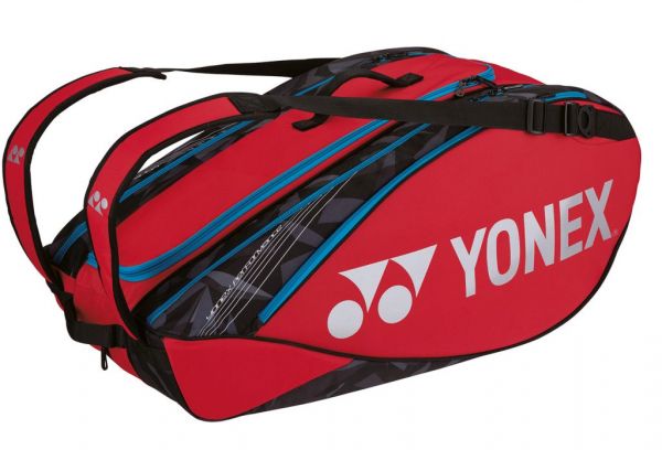 Tennise kotid Yonex Pro Racquet Bag 9 Pack - tango red