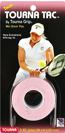 Owijki tenisowe Tourna Tac XL 3P - pink