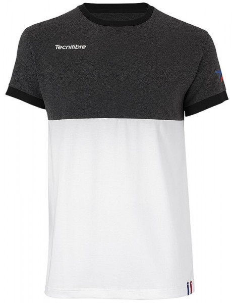 T-krekls zēniem Tecnifibre F1 Stretch Jr - black heather