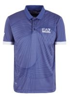 Męskie polo tenisowe EA7 Man Jersey Polo Shirt - marlin