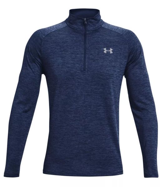 Męski t-shirt (dł. rękaw) Under Armour UA Tech 2.0 1/2 Zip M - Niebieski