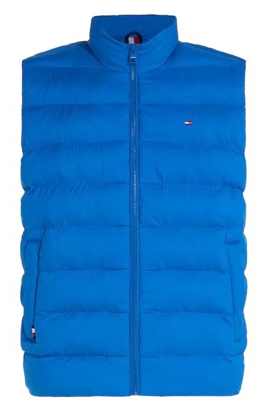 Gilet de tennis pour hommes Tommy Hilfiger Mid Weight - Bleu