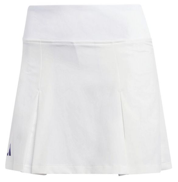 Damen Tennisrock Adidas Club Tennis Pleated Skirt - white