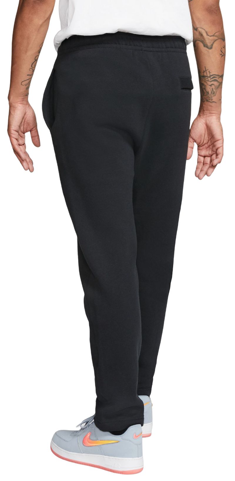 Men's trousers Nike Sportswear Club Fleece Pants - black/black/white, Tennis Zone