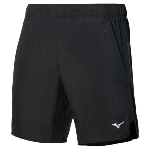 Men's shorts Mizuno Core 7.5 2in1 Short - black