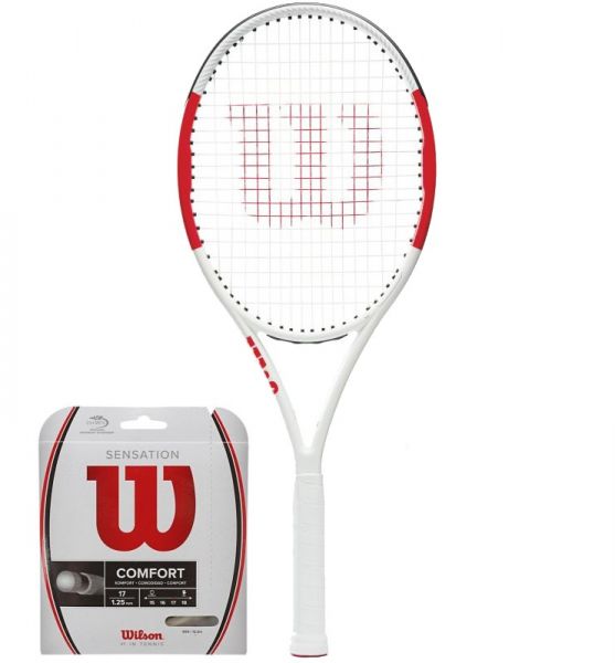 Tennis racket Wilson Six.One Lite 102 - strung