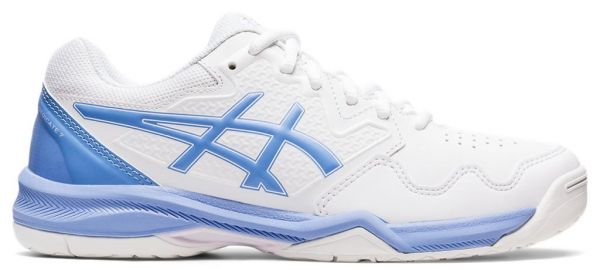 Damskie buty tenisowe Asics Gel-Dedicate 7 - white/periwinkle blue