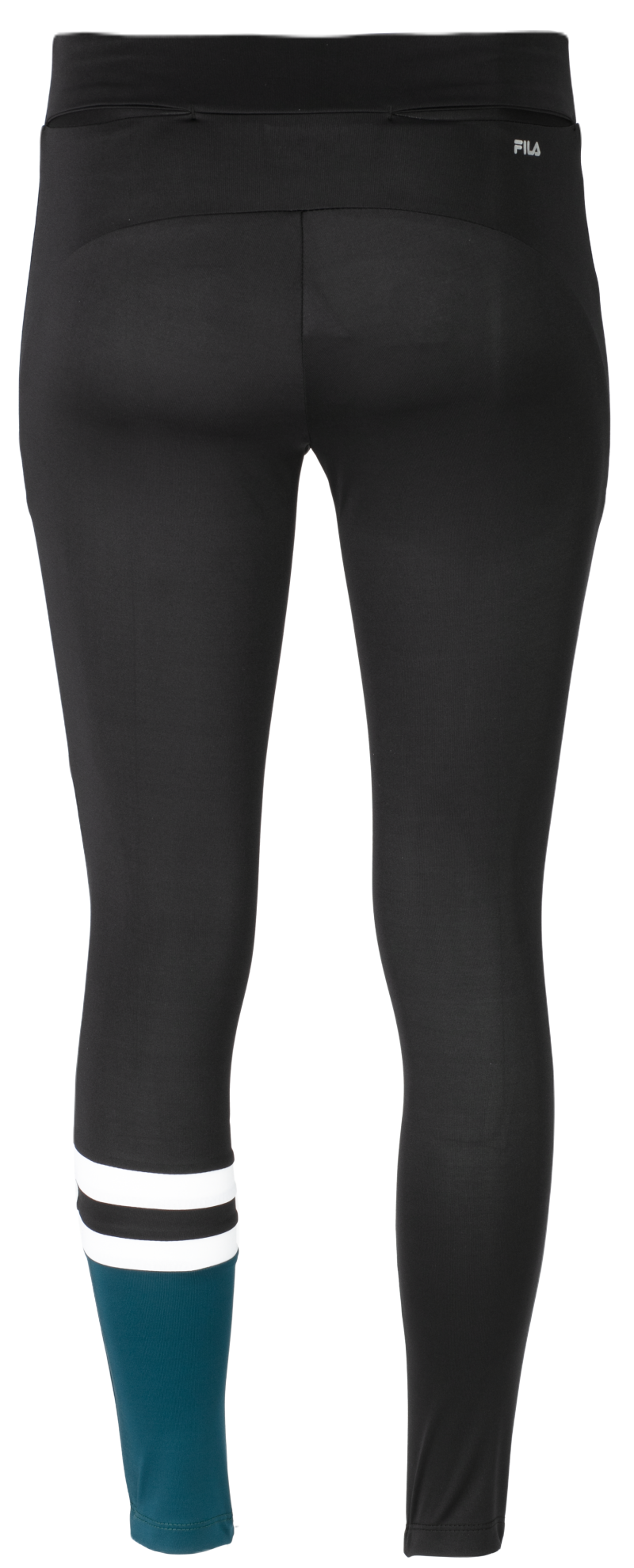 Women's leggings Fila Leggings Erica - black/deep teal