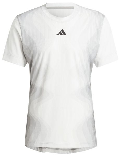 Herren Tennis-T-Shirt Adidas Tennis Airchill Pro Freelift Tee - grey one
