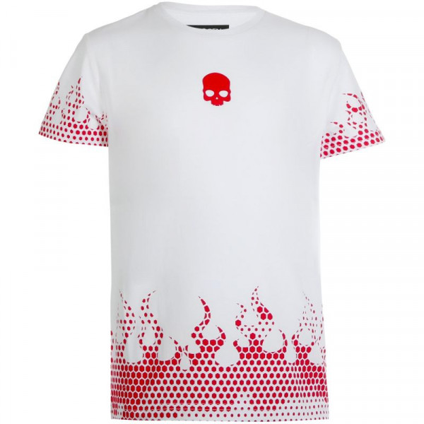 Chlapecká trička Hydrogen Hot Tee Kids - white/red