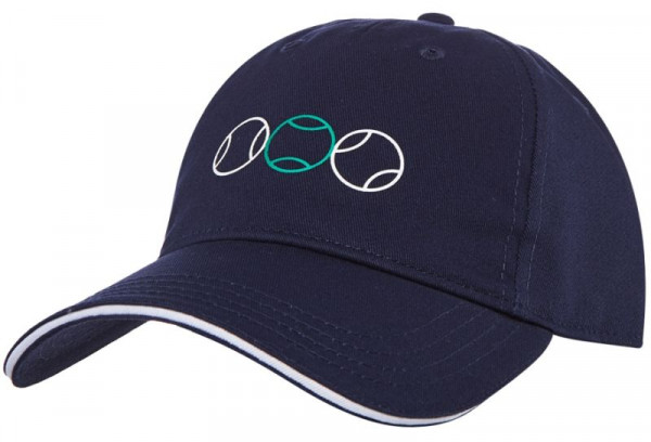  Lacoste Men's Lacoste SPORT French Open Edition Tennis Ball Print Cap - navy blue/white