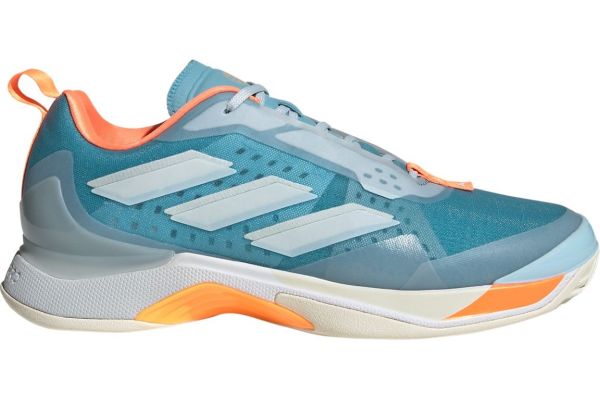 Damen-Tennisschuhe Adidas Avacourt - preloved blue/footwear white/screaming orange