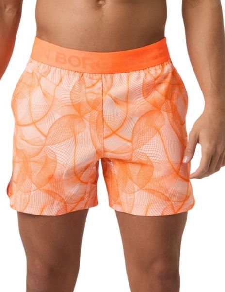 Men's shorts Björn Borg Ace Printed - Orange