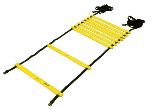 Scări de antrenament Pro's Pro Agility Ladder Succeed (4 m) - neon yellow
