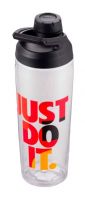 Ūdens pudele Nike TR Hypercharge Chug Bottle 0,70L - clear/anthracite/flash crimson