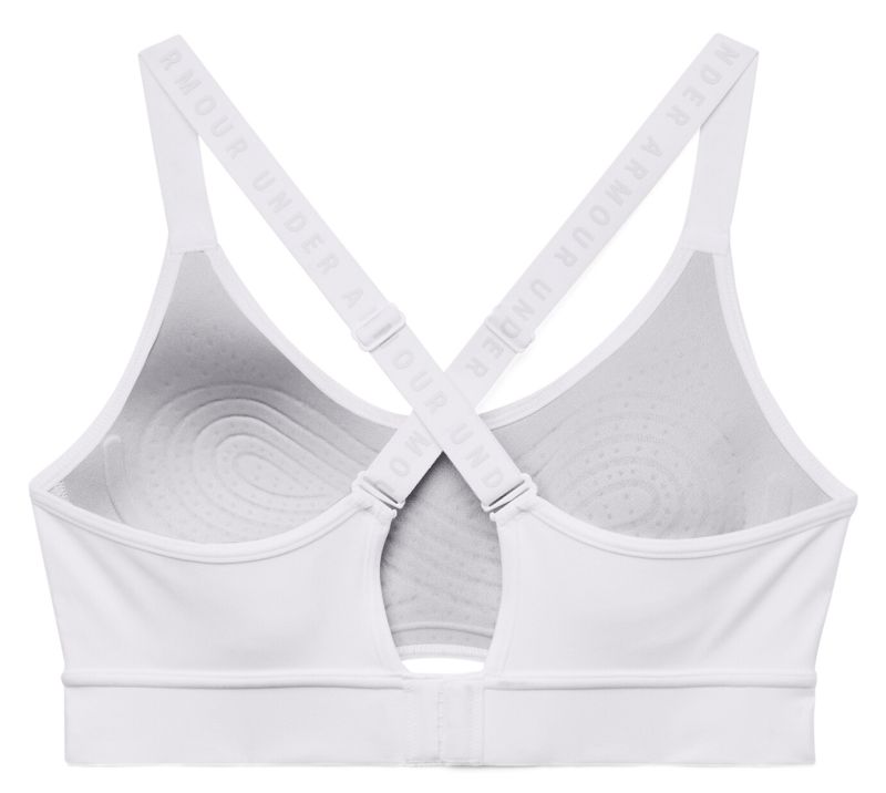 Under Armour Women's UA Infinity Mid Covered Sports Bra - white