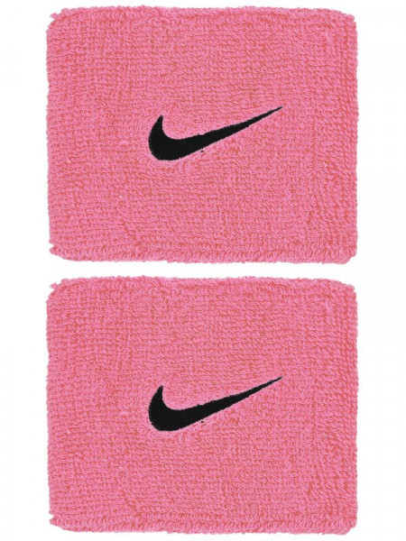 Handgelenk Frottee Nike Swoosh Wristbands - pink gaze/oil grey